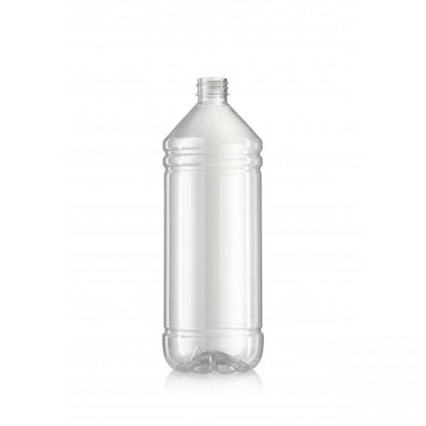 1000 ml Round Bottle flat 28/410 - Poly Cos | plastic bottle ...